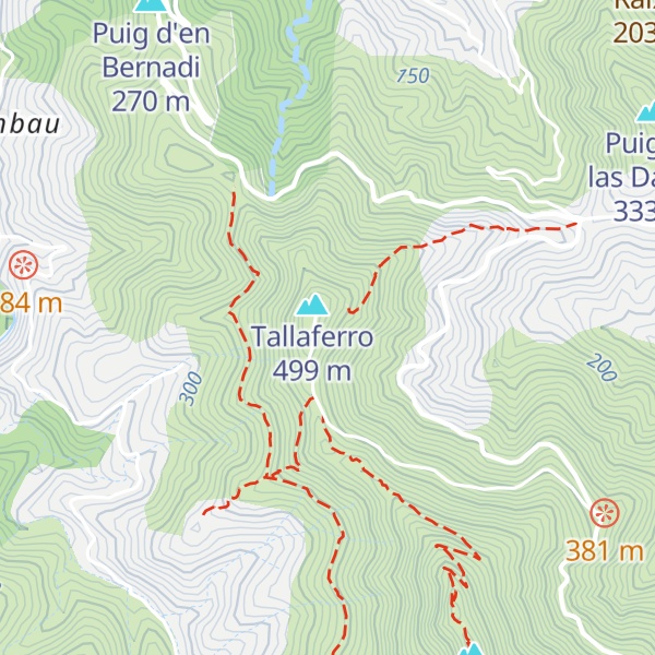 Map of Refuge Madeloc