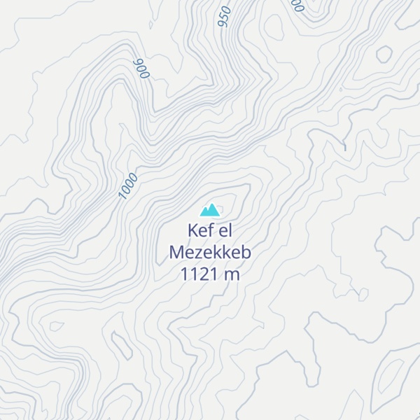 Map of Kef el Mezekkeb