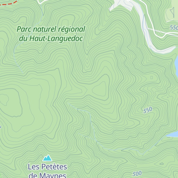 Map of Cabane de Brunal