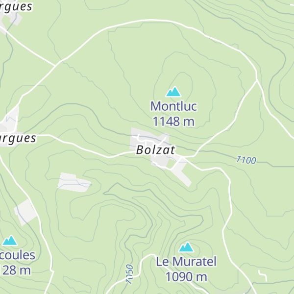 Map of Gîte de Bolzat