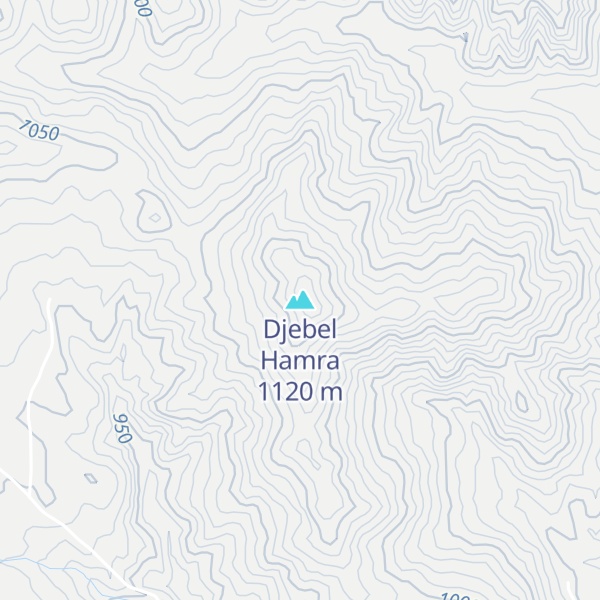 Map of Djebel Hamra