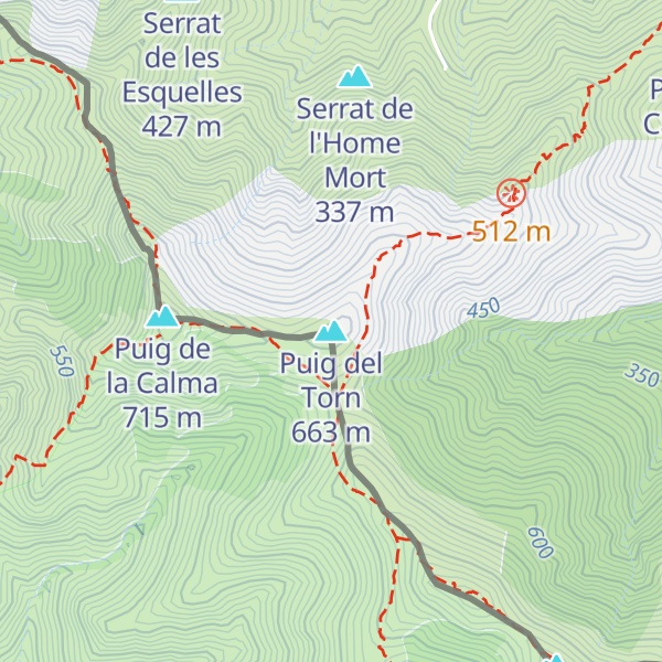 Map of Puig del Torn