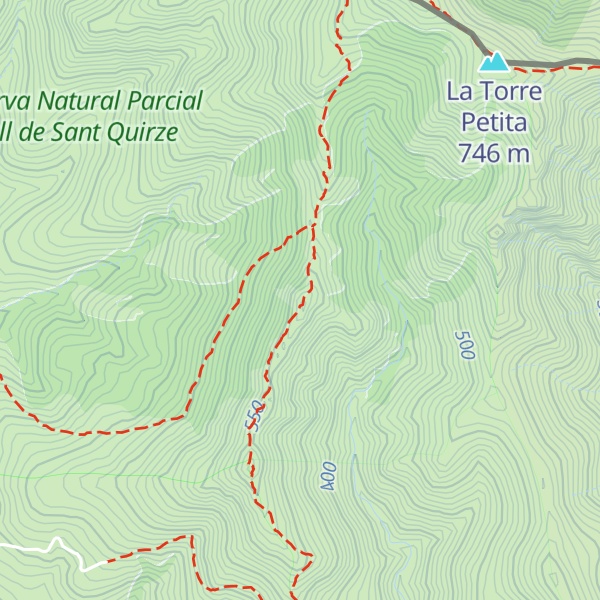 Map of Roques Blanques