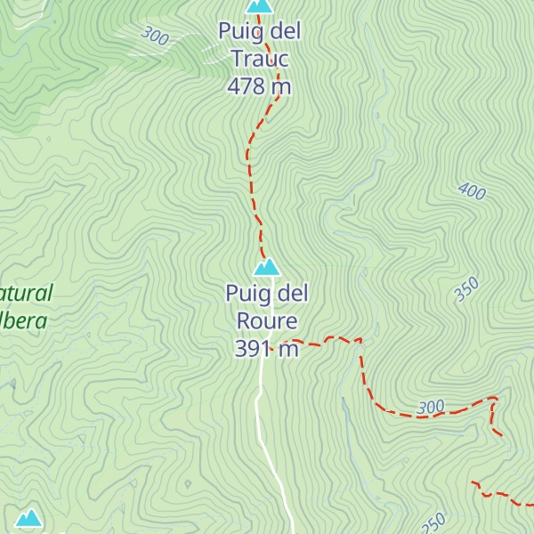 Map of Puig del Roure