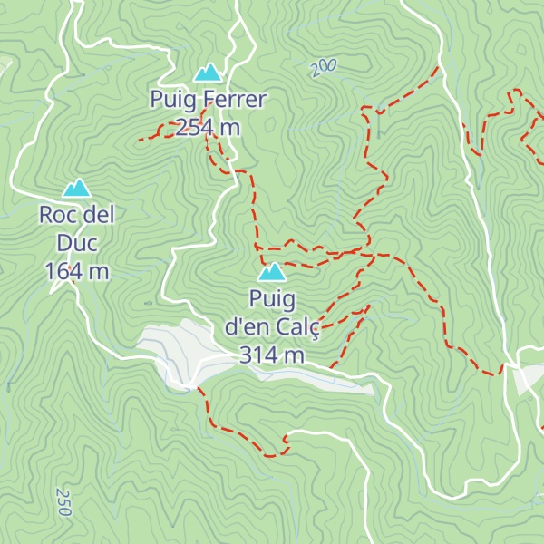 Map of Puig d'en Calç