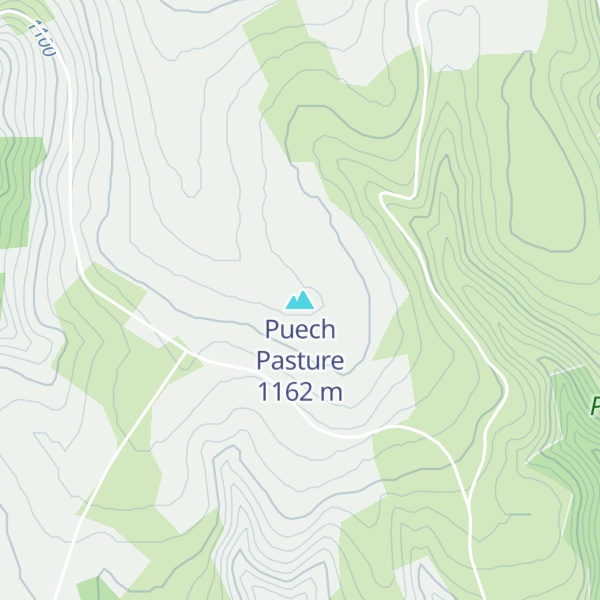 Map of Puech Pasture