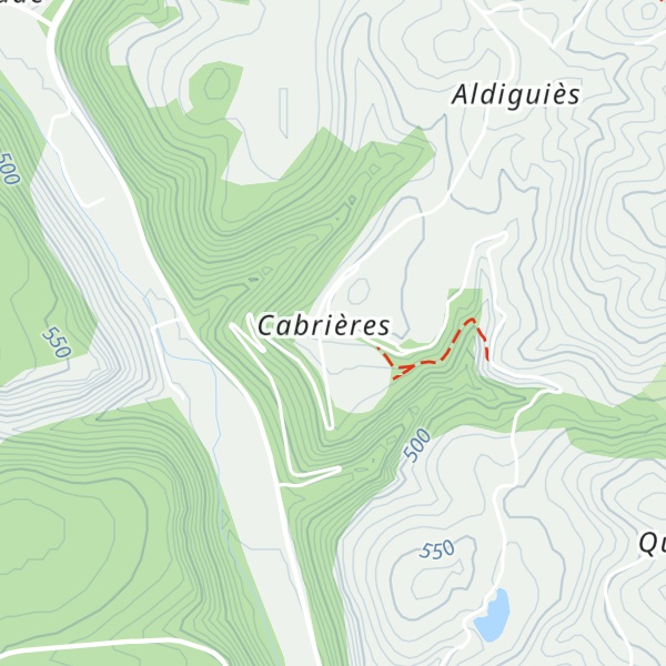 Map of Gîte de Cabrières