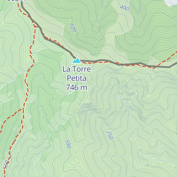 Map of Les Orelles de la Mula