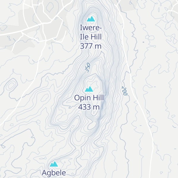 Map of Opin Hill