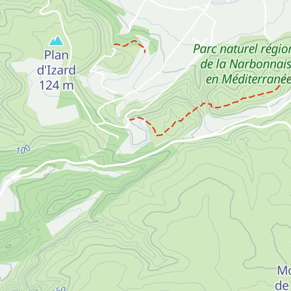 Map of Plan du Roy