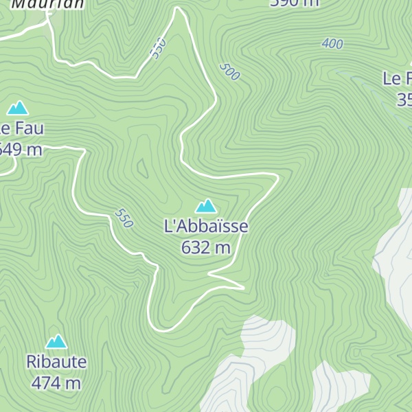 Map of L'Abbaïsse