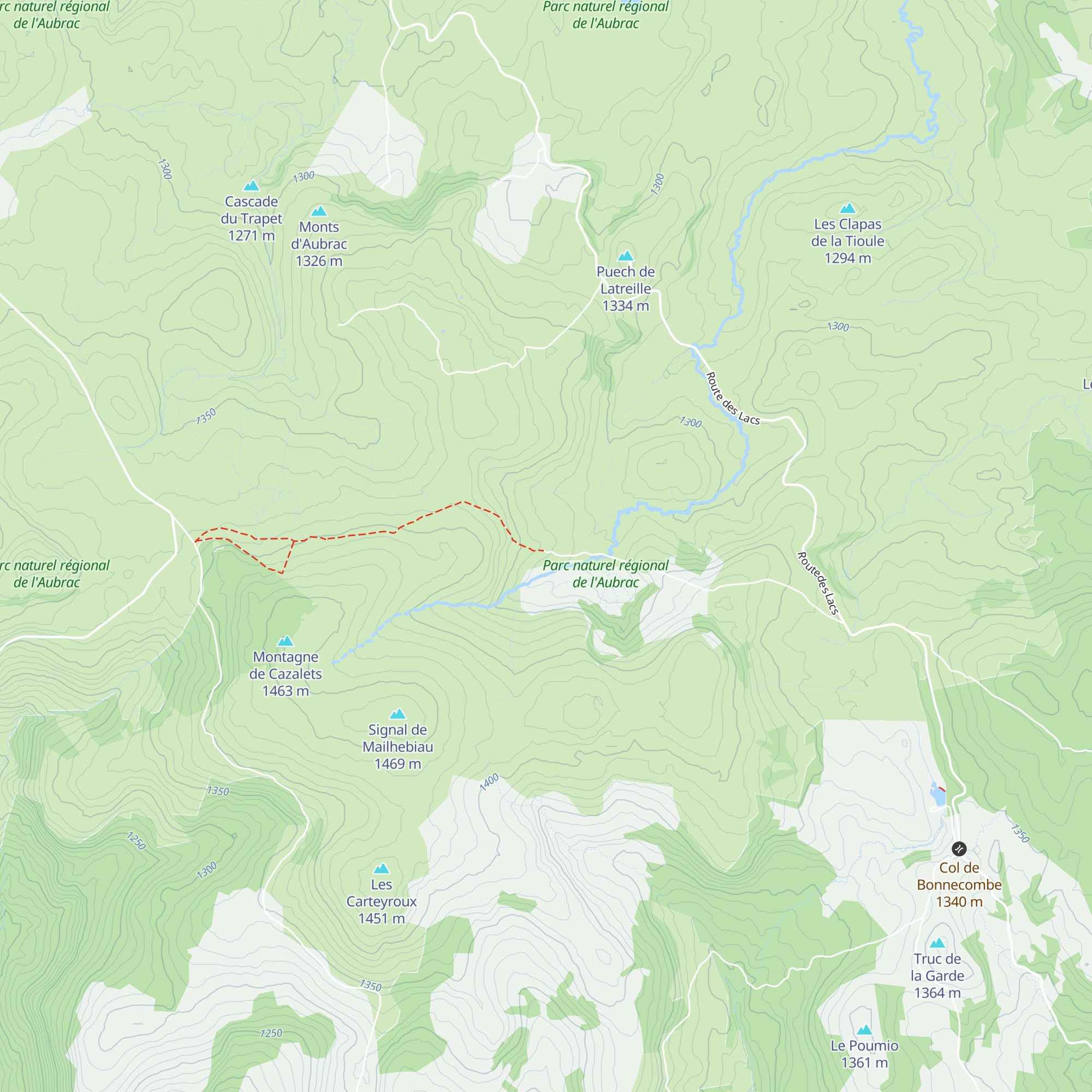 Les Rajas map