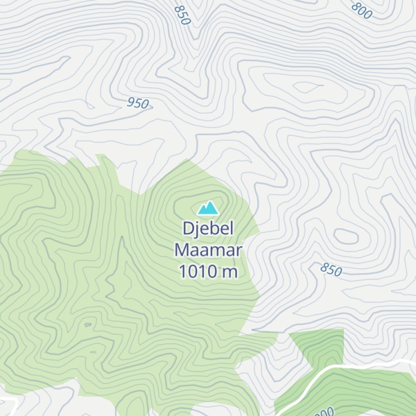 Map of Djebel Maamar