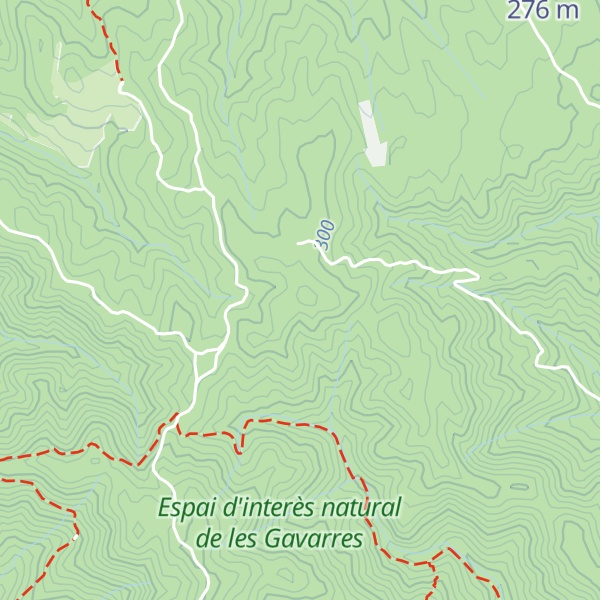 Map of Puig d' en Ribot