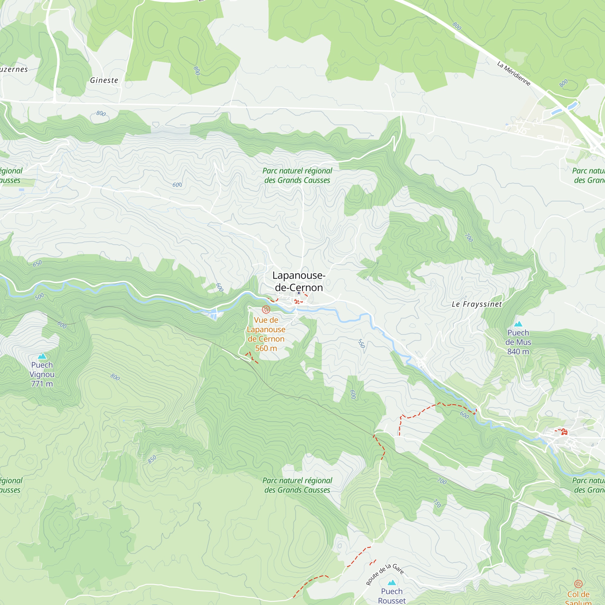 Gîte La Jeanne map