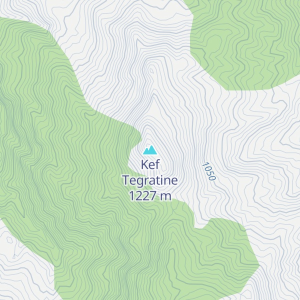 Map of Kef Tegratine