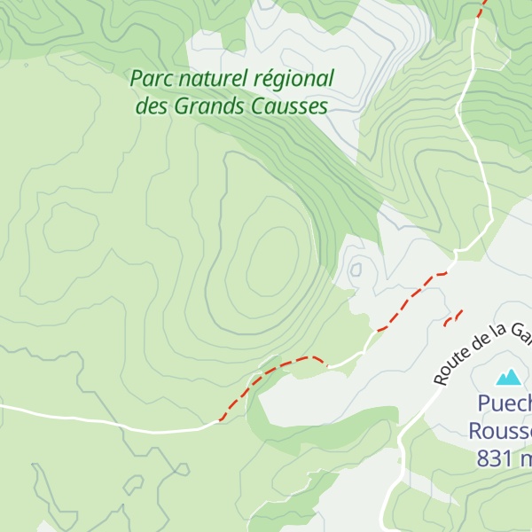 Map of Puech Caut