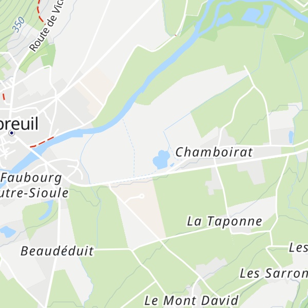 Map of Cabane des Marais