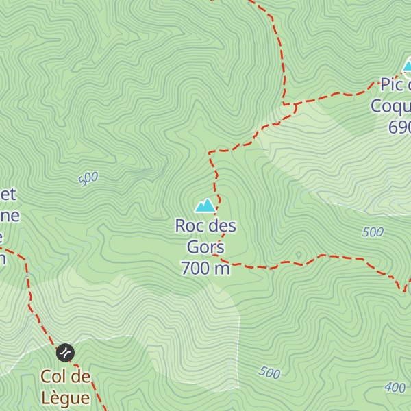 Map of Roc des Gors