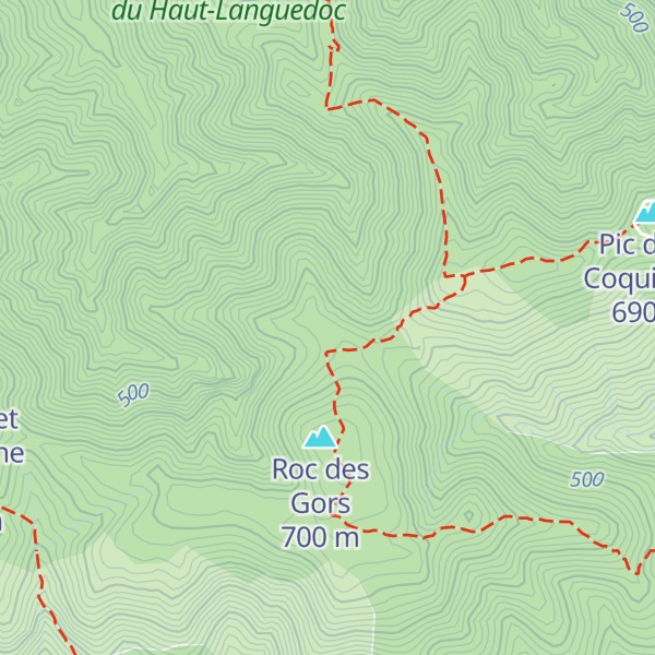 Map of Roc Pertus