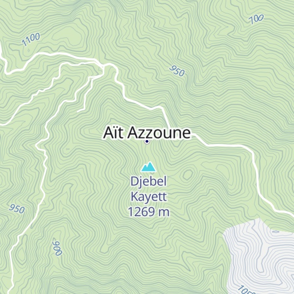 Map of Aït Azzoune