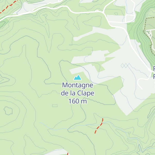 Map of Montagne de la Clape