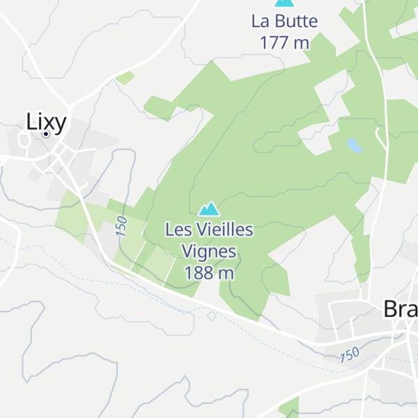 Map of Les Vieilles Vignes