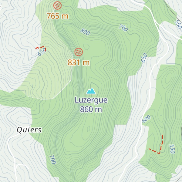 Map of Luzergue