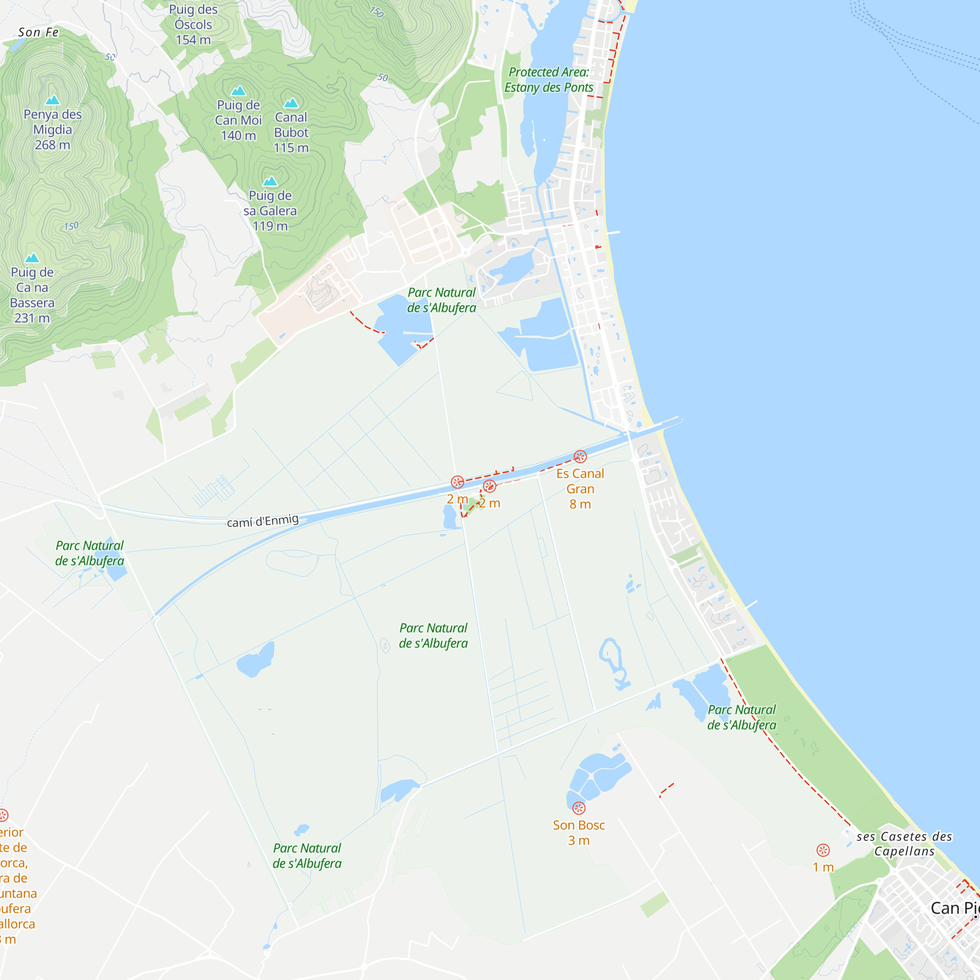 Centre de Recepció del Parc Natural de s'Albufera de Mallorca map