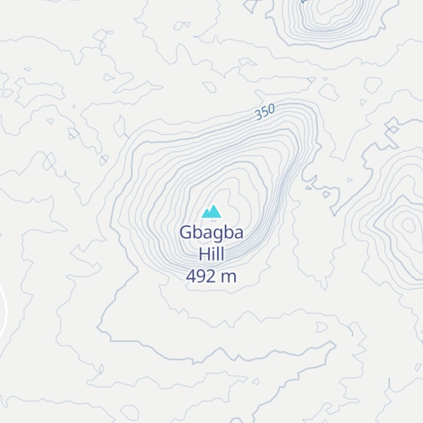 Map of Gbagba Hill