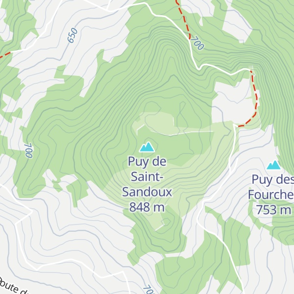 Map of Puy de Saint-Sandoux