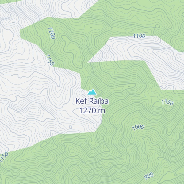 Map of Kef Raïba
