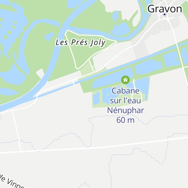 Map of Cabane sur pilotis sauvage