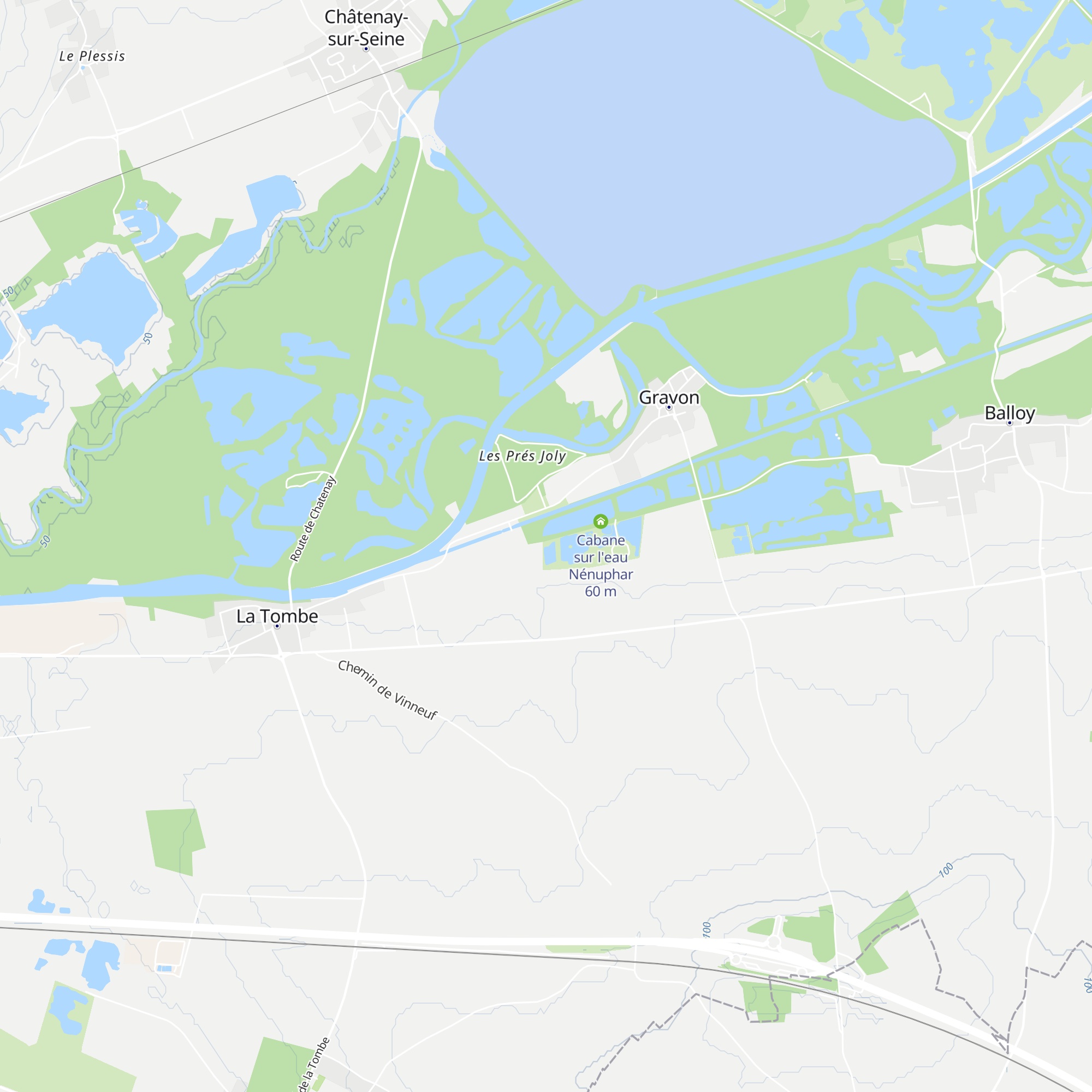 Cabane sur pilotis sauvage map
