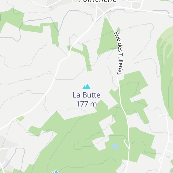 Map of La Butte
