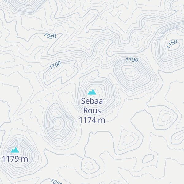 Map of Sebaa Rous