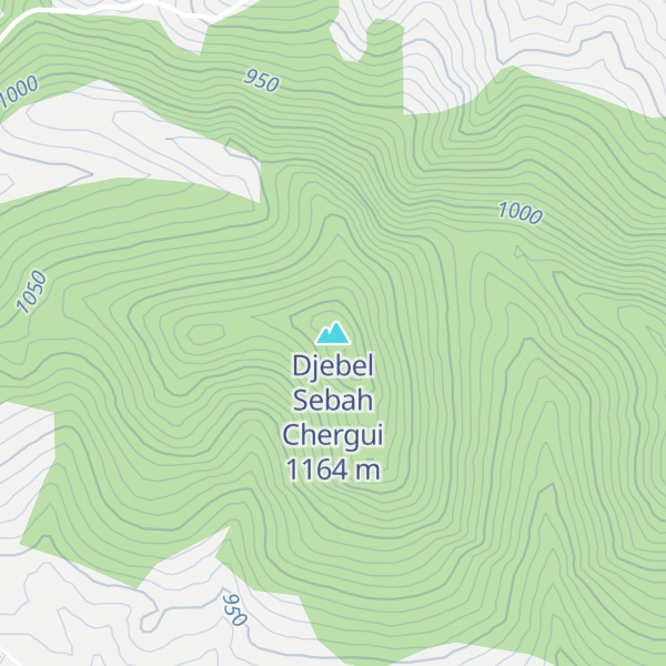 Map of Djebel Sebah Chergui