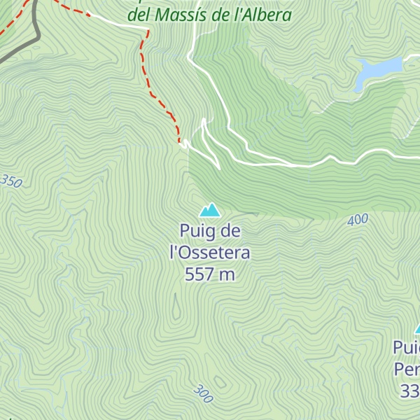 Map of Puig de l'Ossetera
