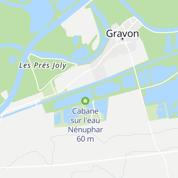 Map of Cabane sur l'eau Jacinthe