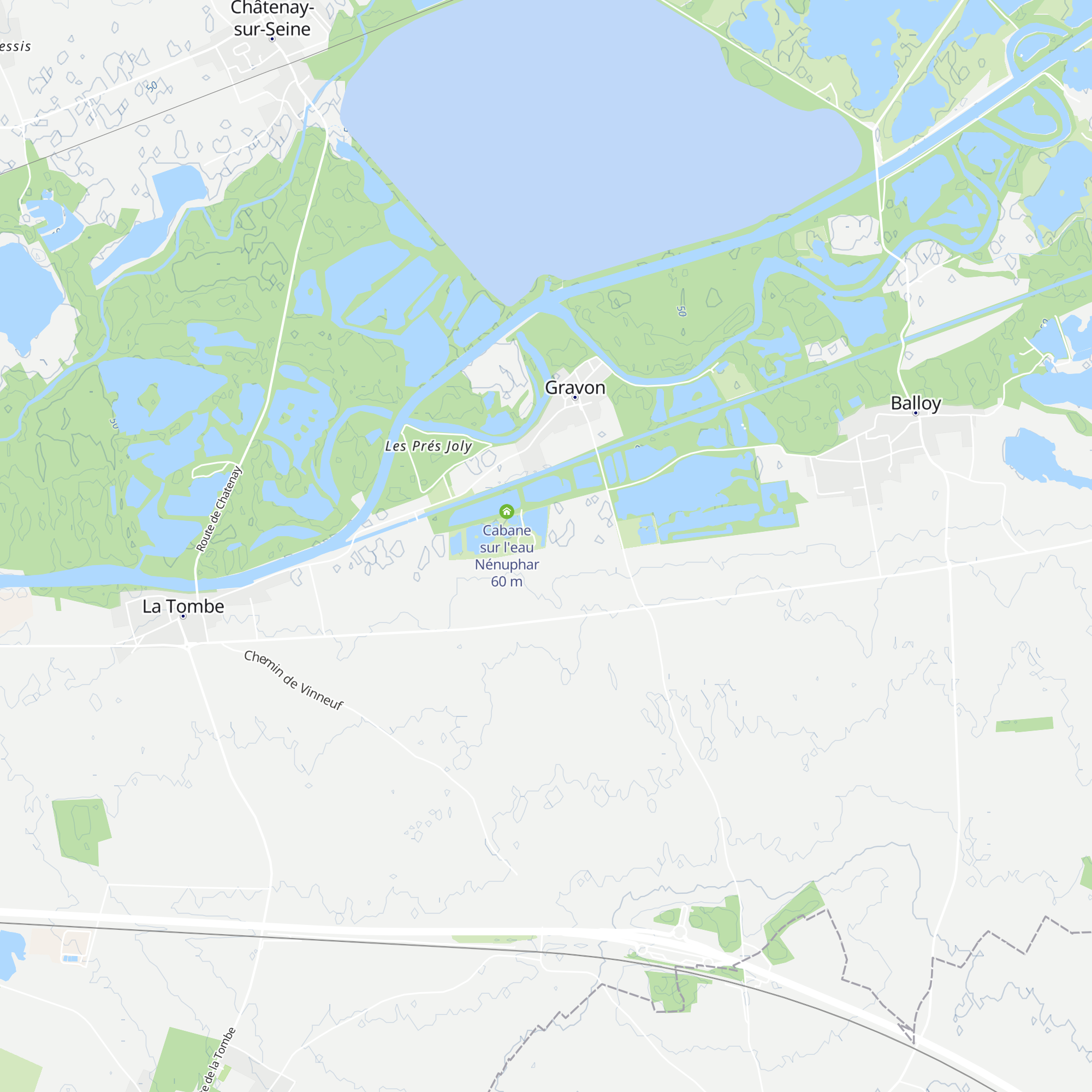 Cabane Tipi Menthe map