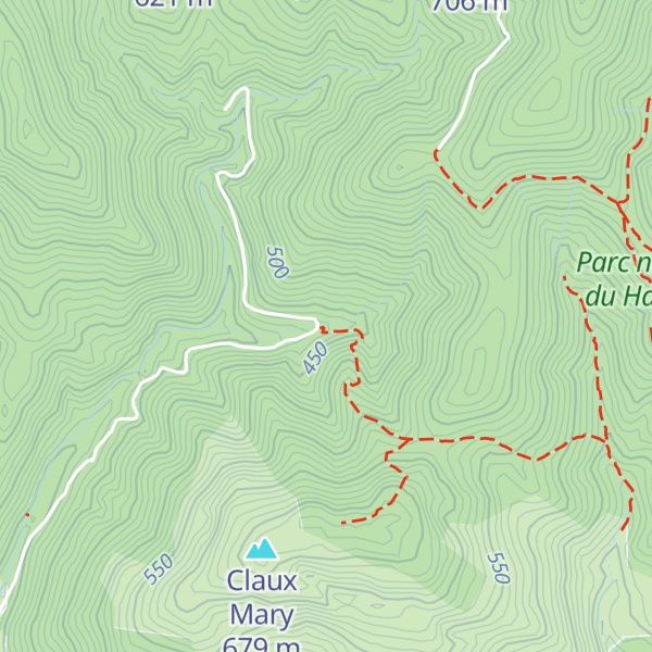 Map of Jasse du Pont de Fer