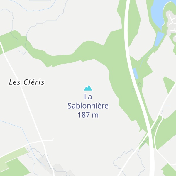 Map of La Sablonnière
