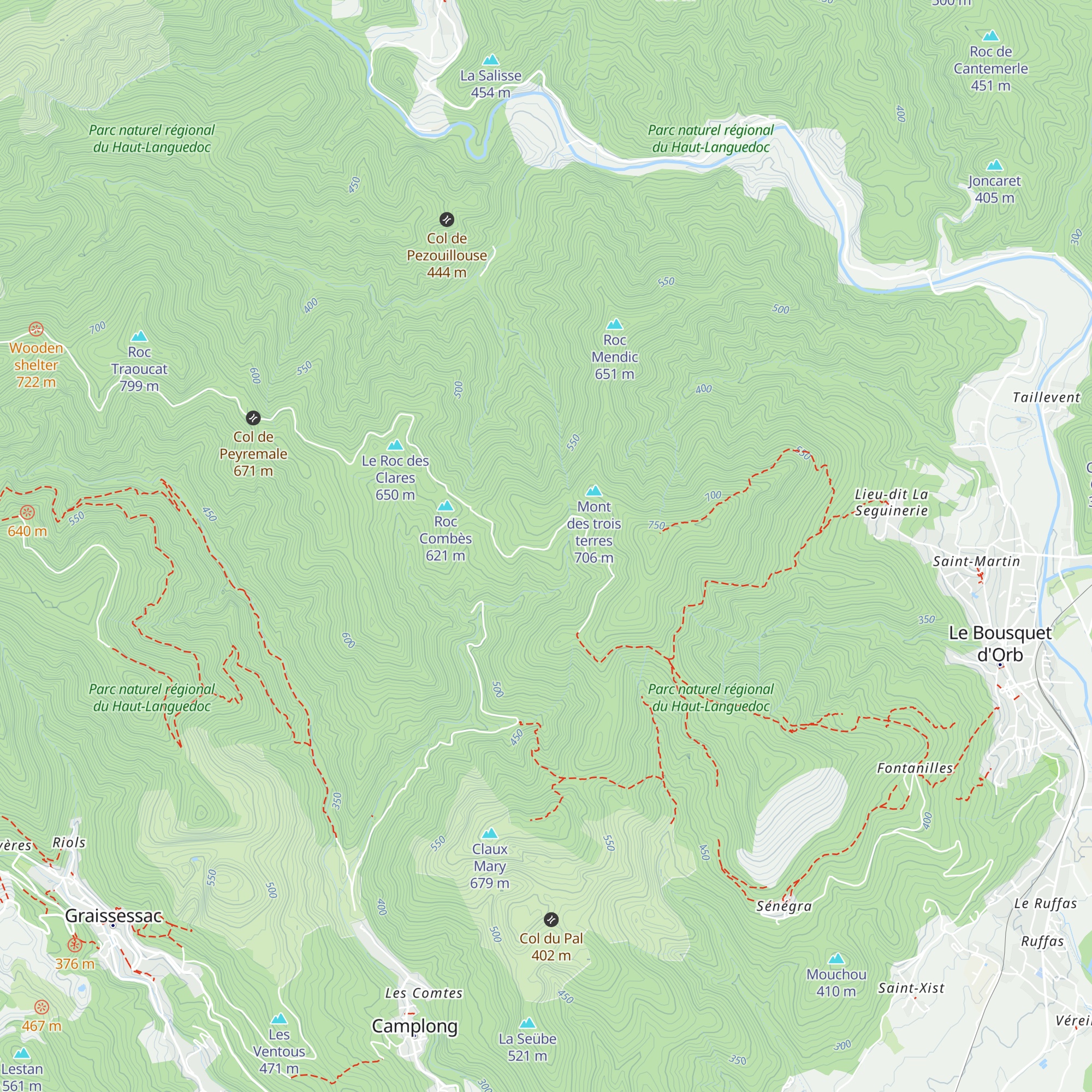 Jasse de Courtès map