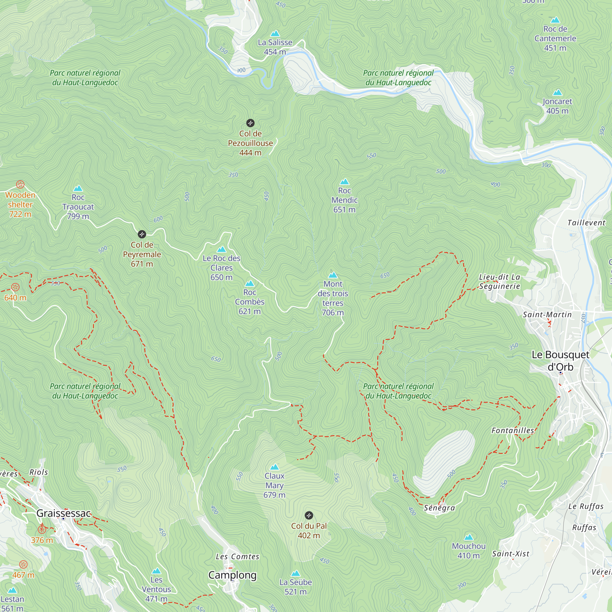 Jasse de Courtès map