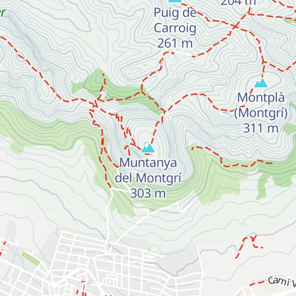 Map of Muntanya del Montgrí