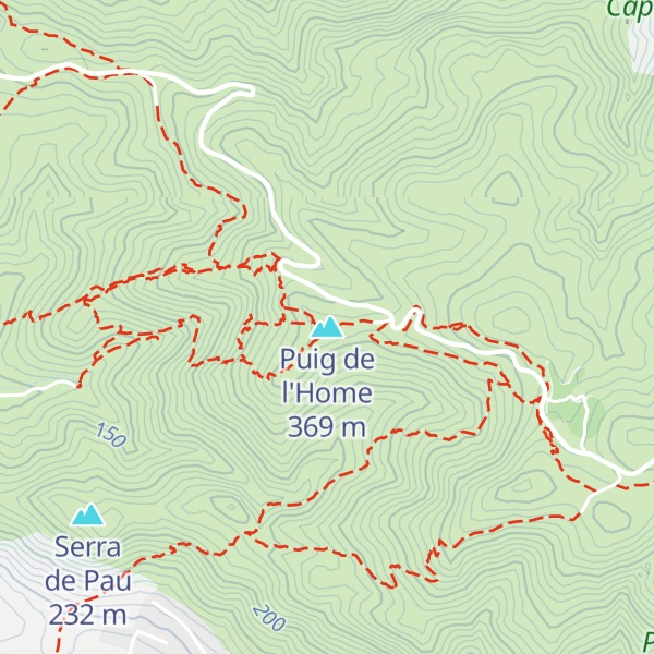 Map of Puig de l'Home