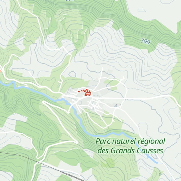 Map of Gîte la Tour Garnier