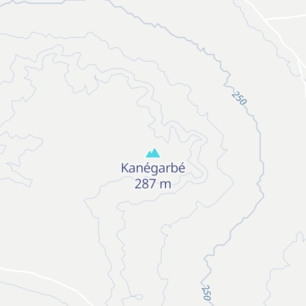 Map of Kanégarbé