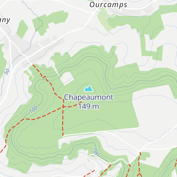 Map of Chapeaumont
