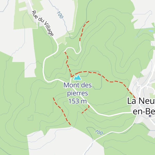 Map of Mont des pierres